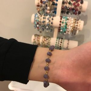 Purple Crystal Bracelet